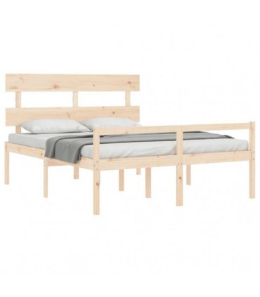 vidaXL Senior Bed without Mattress 160x200 cm Solid Wood