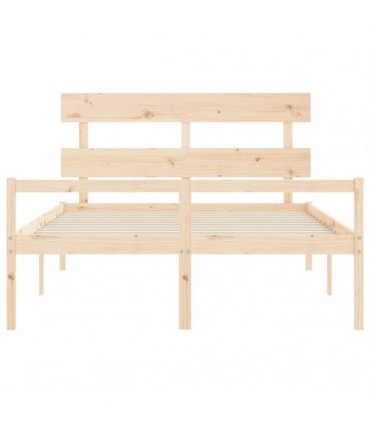 vidaXL Senior Bed without Mattress 160x200 cm Solid Wood