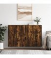 vidaXL Wall Mounted Cabinets 2 pcs Smoked Oak 69,5x34x90 cm