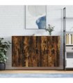 vidaXL Wall Mounted Cabinets 2 pcs Smoked Oak 69,5x34x90 cm