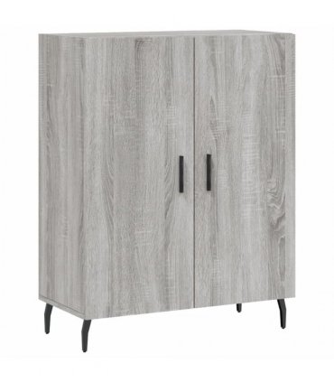 vidaXL Highboard Grey Sonoma 69,5x34x180 cm Engineered Wood