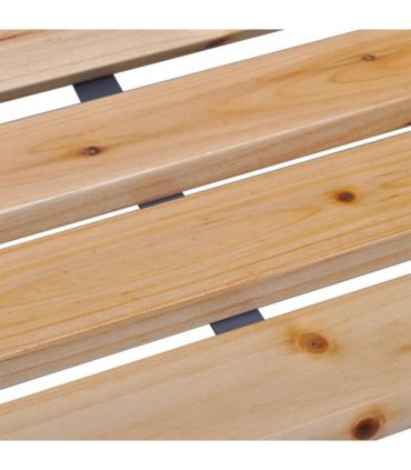 vidaXL Garden Bench 112 cm Solid Wood Fir