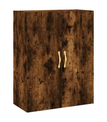 vidaXL Highboard Smoked Oak 69,5x34x180 cm Engineered Wood