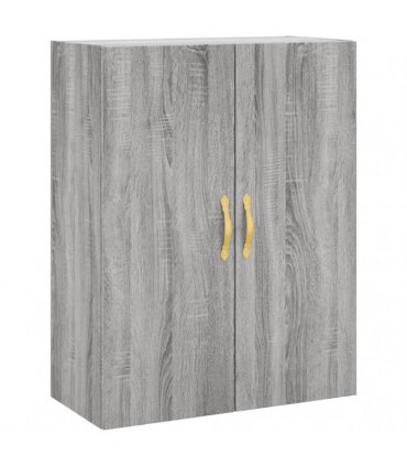 vidaXL Highboard Grey Sonoma 69,5x34x180 cm Engineered Wood