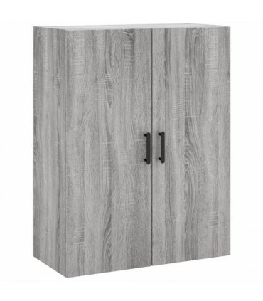 vidaXL Highboard Grey Sonoma 69,5x34x180 cm Engineered Wood