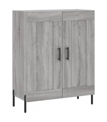 vidaXL Highboard Grey Sonoma 69,5x34x180 cm Engineered Wood