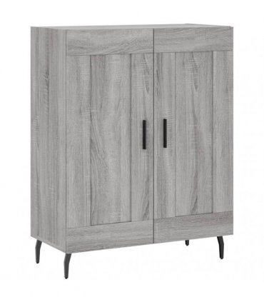 vidaXL Highboard Grey Sonoma 69,5x34x180 cm Engineered Wood