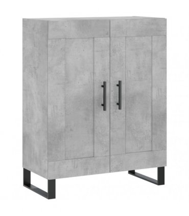 vidaXL Highboard Concrete Grey 69,5x34x180 cm Engineered Wood