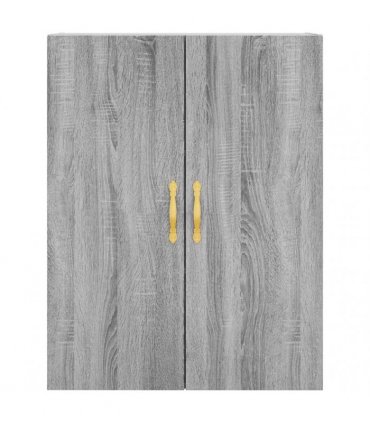vidaXL Highboard Grey Sonoma 69,5x34x180 cm Engineered Wood