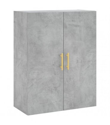 vidaXL Highboard Concrete Grey 69,5x34x180 cm Engineered Wood