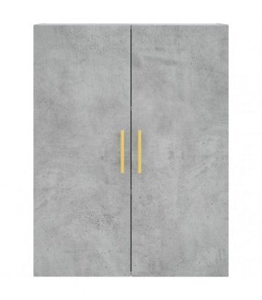 vidaXL Highboard Concrete Grey 69,5x34x180 cm Engineered Wood
