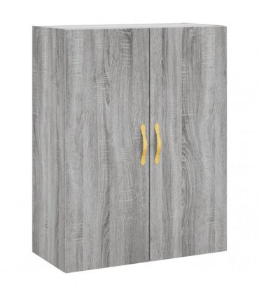 vidaXL Highboard Grey Sonoma 69,5x34x180 cm Engineered Wood