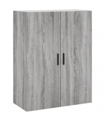 vidaXL Highboard Grey Sonoma 69,5x34x180 cm Engineered Wood