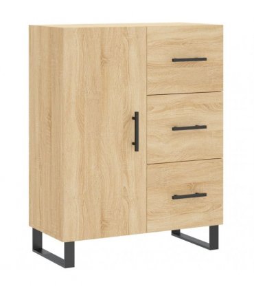 vidaXL Highboard Sonoma Oak 69,5x34x180 cm Engineered Wood
