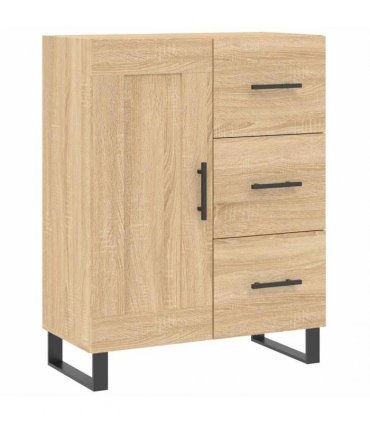 vidaXL Highboard Sonoma Oak 69,5x34x180 cm Engineered Wood
