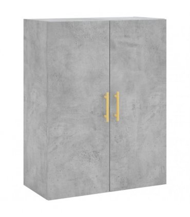 vidaXL Highboard Concrete Grey 69,5x34x180 cm Engineered Wood