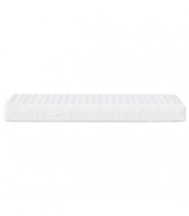 vidaXL Daybed with Mattress Light Grey 90x190 cm Fabric