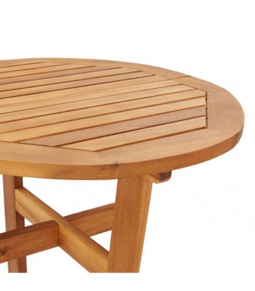 vidaXL 3 Piece Bar Set Solid Wood Acacia