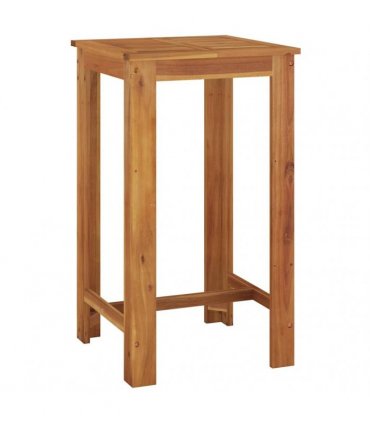 vidaXL Garden Bar Table 60x60x105 cm Solid Wood Acacia