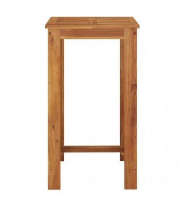 vidaXL Garden Bar Table 60x60x105 cm Solid Wood Acacia