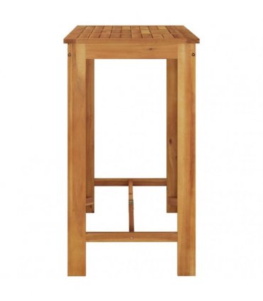 vidaXL Garden Bar Table 120x60x105 cm Solid Wood Acacia