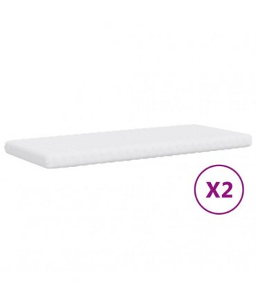 vidaXL Daybed with Trundle and Mattresses Dark Grey 90x190 cm Velvet