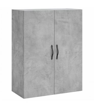 vidaXL Wall Mounted Cabinets 2 pcs Concrete Grey Engineered Wood