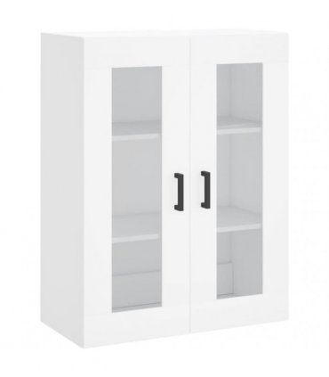 vidaXL Wall Mounted Cabinets 2 pcs White Engineered Wood
