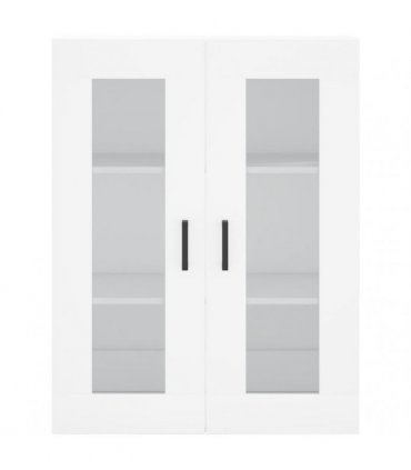 vidaXL Wall Mounted Cabinets 2 pcs White Engineered Wood