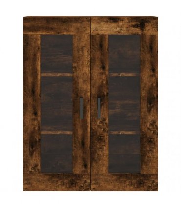 vidaXL Wall Mounted Cabinets 2 pcs Smoked Oak Engineered Wood