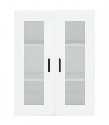 vidaXL Wall Mounted Cabinets 2 pcs White Engineered Wood