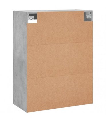 vidaXL Wall Mounted Cabinets 2 pcs Concrete Grey Engineered Wood