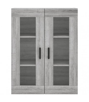 vidaXL Wall Mounted Cabinets 2 pcs Grey Sonoma Engineered Wood