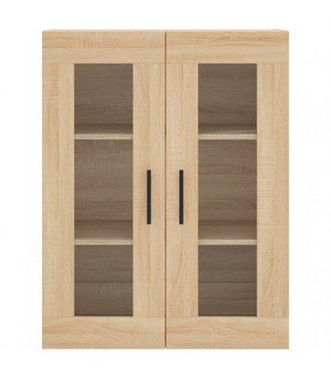 vidaXL Wall Mounted Cabinets 2 pcs Sonoma Oak Engineered Wood