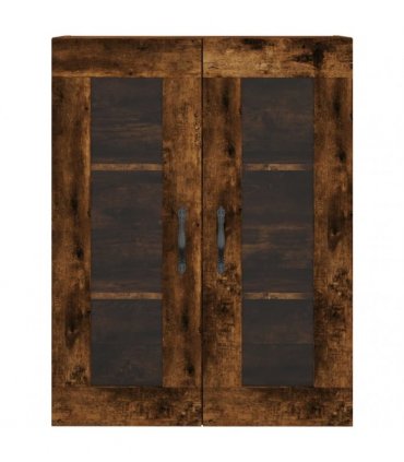 vidaXL Wall Mounted Cabinets 2 pcs Smoked Oak Engineered Wood