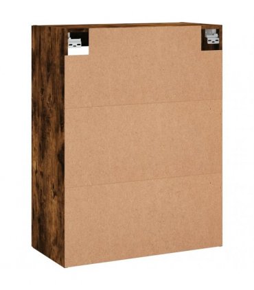 vidaXL Wall Mounted Cabinets 2 pcs Smoked Oak Engineered Wood