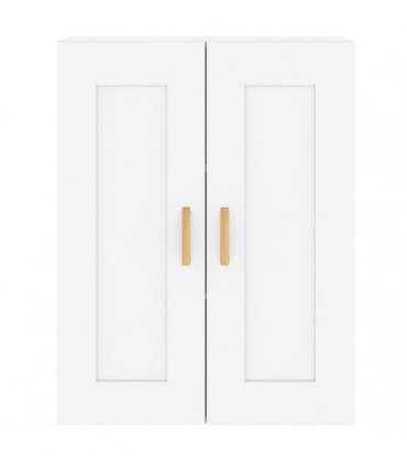 vidaXL Wall Mounted Cabinets 2 pcs White Engineered Wood