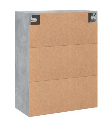vidaXL Wall Mounted Cabinets 2 pcs Concrete Grey Engineered Wood