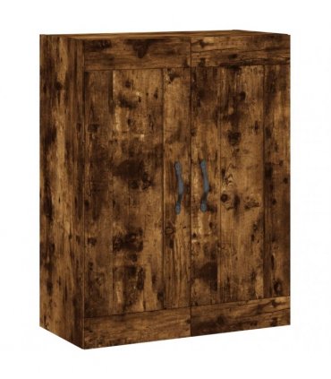 vidaXL Wall Mounted Cabinets 2 pcs Smoked Oak Engineered Wood