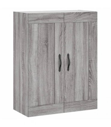 vidaXL Wall Mounted Cabinets 2 pcs Grey Sonoma Engineered Wood