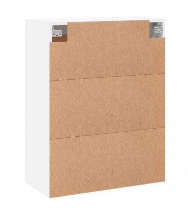 vidaXL Wall Mounted Cabinets 2 pcs White Engineered Wood