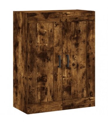 vidaXL Wall Mounted Cabinets 2 pcs Smoked Oak Engineered Wood