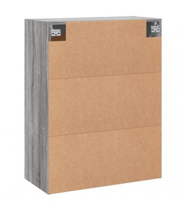 vidaXL Wall Mounted Cabinets 2 pcs Grey Sonoma Engineered Wood