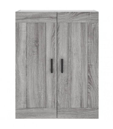 vidaXL Wall Mounted Cabinets 2 pcs Grey Sonoma Engineered Wood