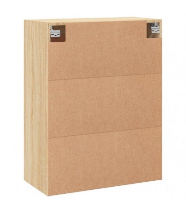 vidaXL Wall Mounted Cabinets 2 pcs Sonoma Oak Engineered Wood
