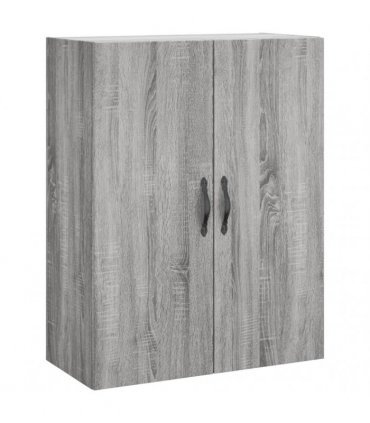 vidaXL Highboard Grey Sonoma 69,5x34x180 cm Engineered Wood