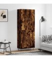 vidaXL Highboard Smoked Oak 69,5x34x180 cm Engineered Wood