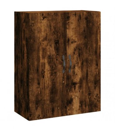 vidaXL Highboard Smoked Oak 69,5x34x180 cm Engineered Wood