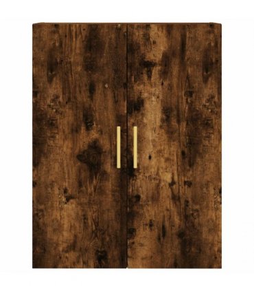 vidaXL Highboard Smoked Oak 69,5x34x180 cm Engineered Wood