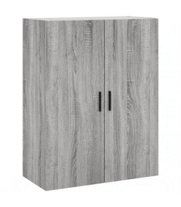 vidaXL Highboard Grey Sonoma 69,5x34x180 cm Engineered Wood